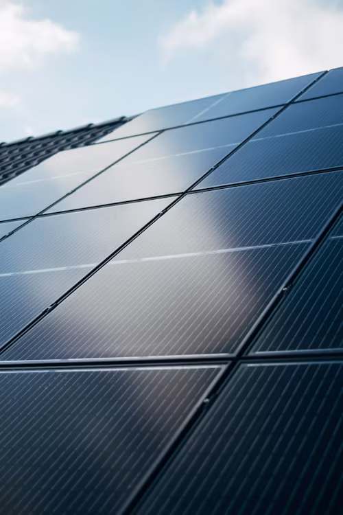 Residential solar panels on a Gold Coast home