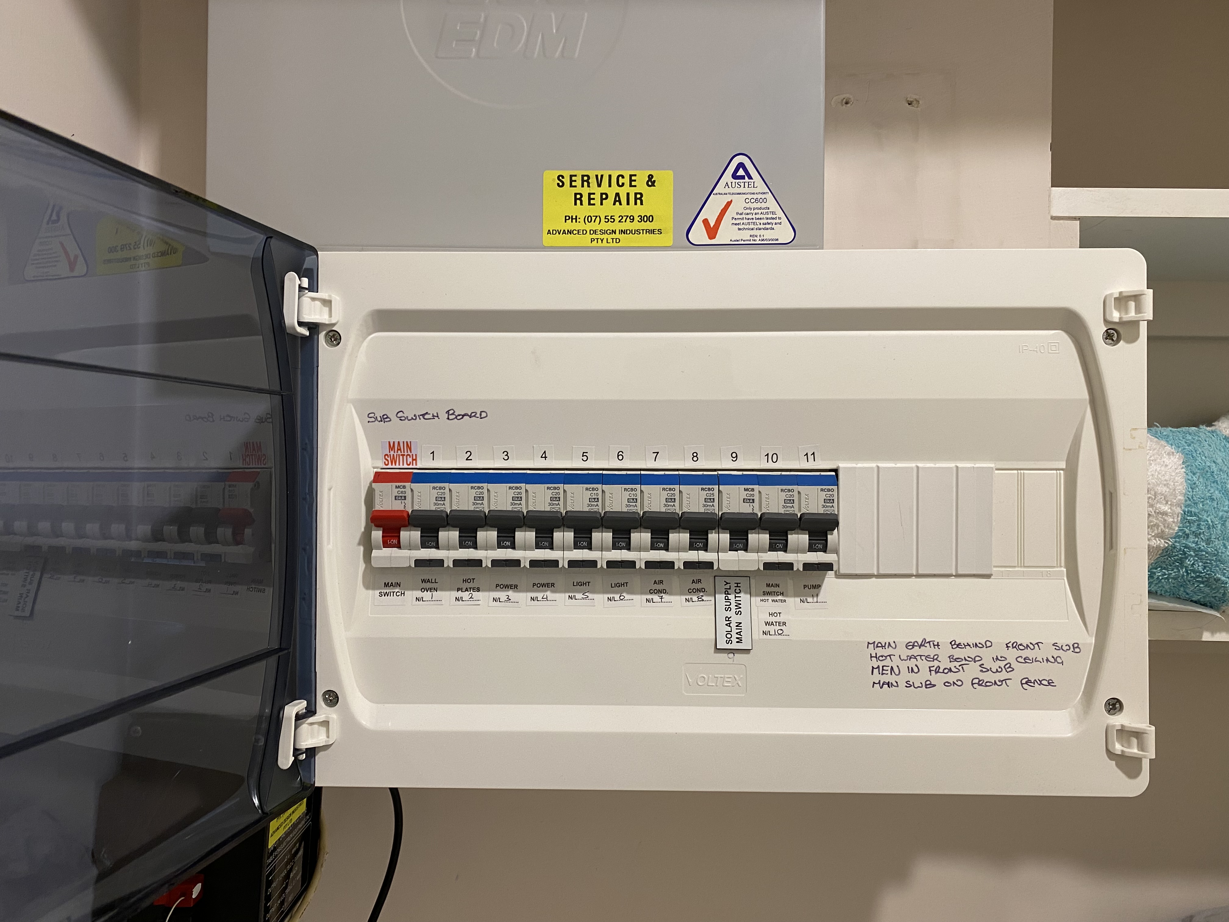 Switchboard upgrade Gold Coast electrician